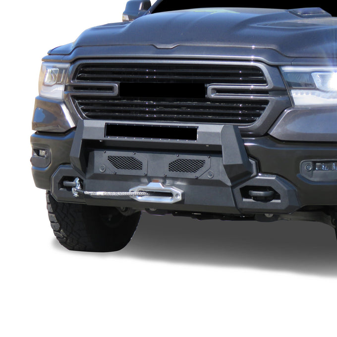 Armour III Heavy Duty Front Winch Bumper <br> 19-24 Ram 1500
