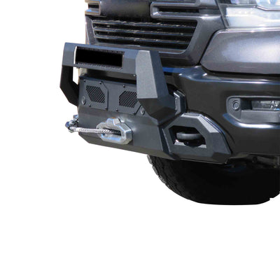 Armour III Heavy Duty Front Winch Bumper <br> 19-24 Ram 1500