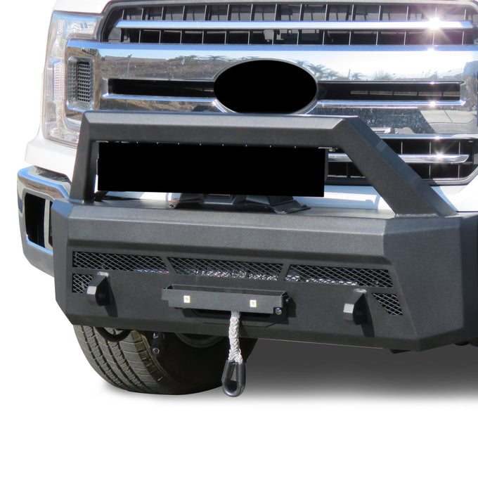 Armour III Heavy Duty Front Winch Bumper <br> 18-20 Ford F-150