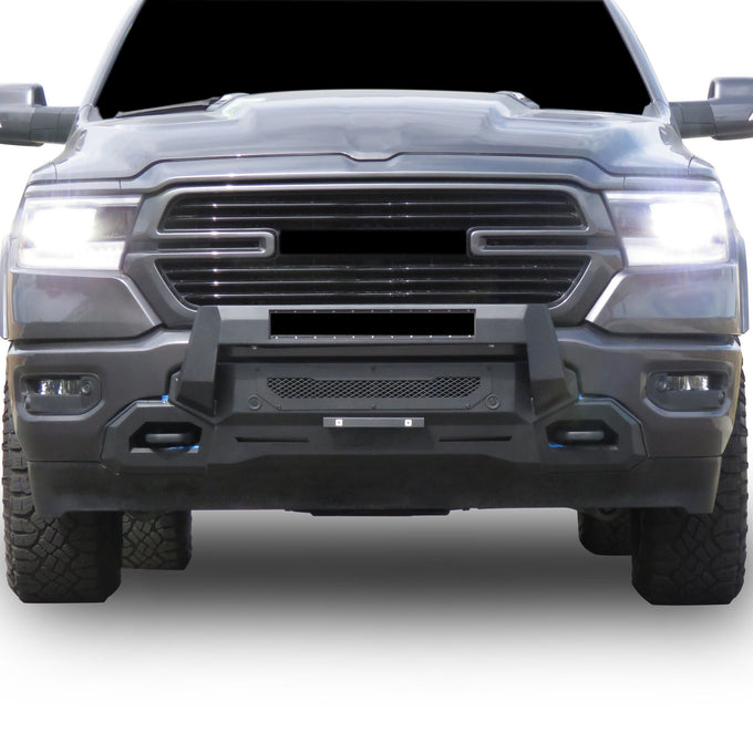 Armour III Light Duty Front Bumper <br> 19-24 Ram 1500