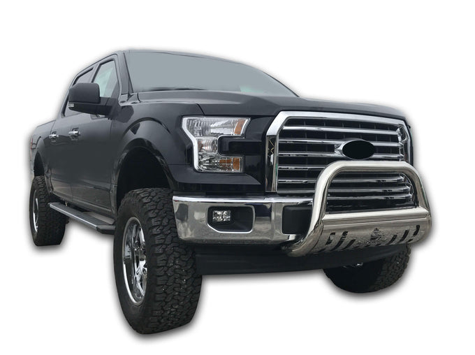 Polished Stainless Steel Bull Bar <br> 03-17 Ford Expedition Navigator, 04-24 F-150