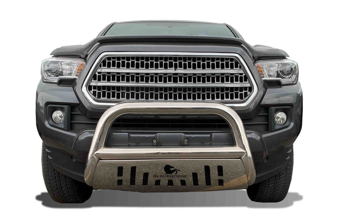 Polished Stainless Steel Bull Bar <br> 16-23 Toyota Tacoma