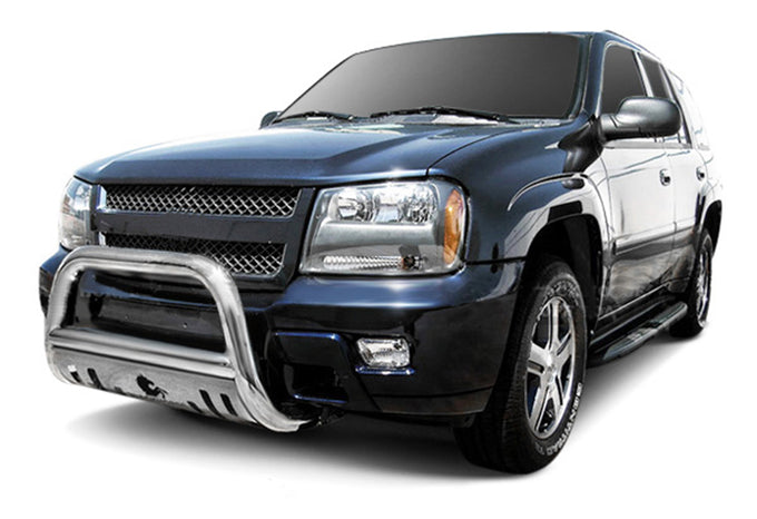 Polished Stainless Steel Bull Bar <br> 02-06 Cadillac Escalade, 99-06 Chevy Silverado