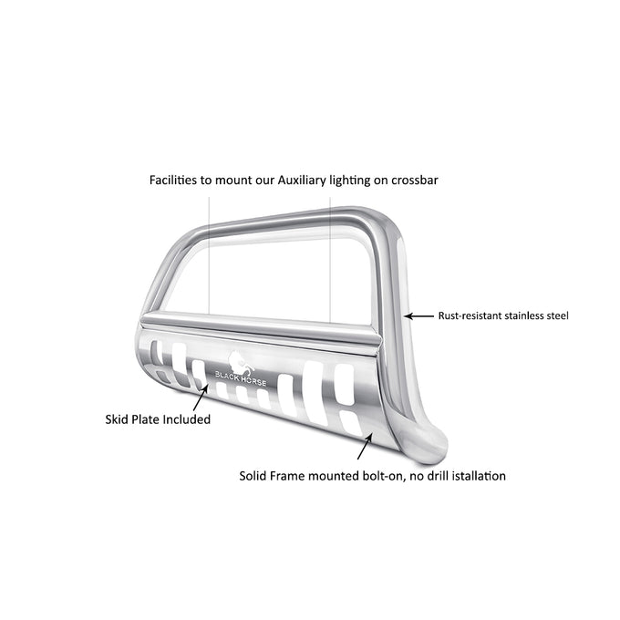 Polished Stainless Steel Bull Bar <br> 08-10 Jeep Grand Cherokee