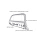 Polished Stainless Steel Bull Bar <br> 08-10 Jeep Grand Cherokee