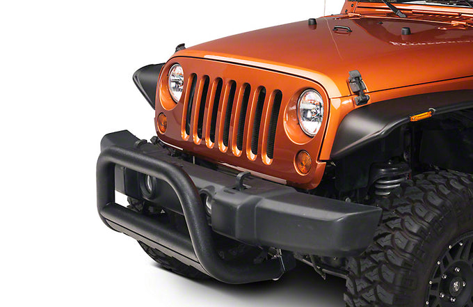 Black Powder Coated Max Bull Bar <br> 07-09 Jeep Wrangler