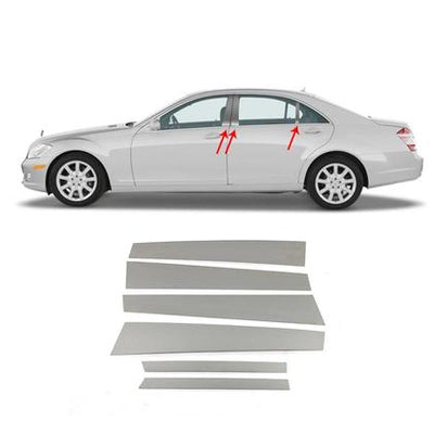 Pillar Post Trims <br> 07-13 Mercedes-Benz S-Class