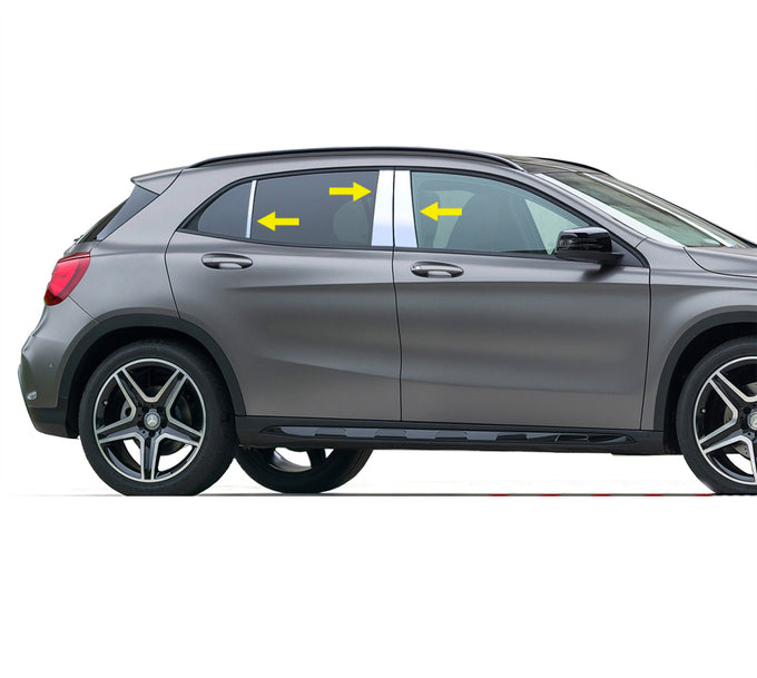 Pillar Post Trims <br> 15-16 Mercedes-Benz GLA