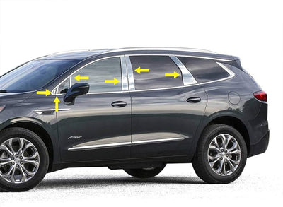 Pillar Post Trims <br> 18-20 Buick Enclave