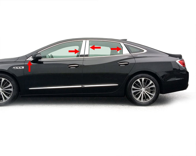 Pillar Post Trims <br> 05-09 Buick Lacrosse