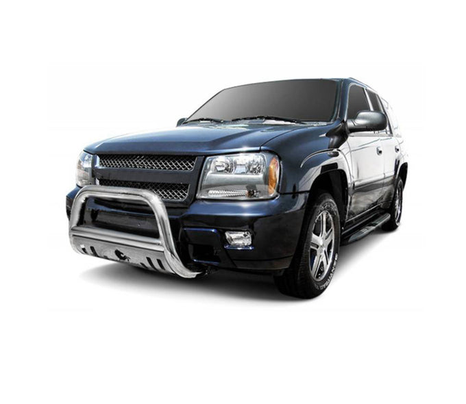 Polished Stainless Steel Bull Bar <br> 02-09 Chevy TrailBlazer, 02-09 GMC Envoy