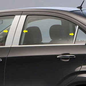 Pillar Post Trims <br> 12-16 Chevrolet Sonic