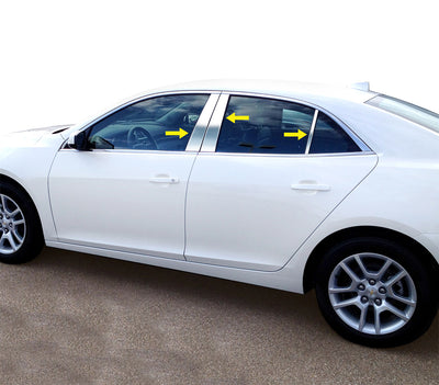 Pillar Post Trims <br> 13-15 Chevrolet Malibu