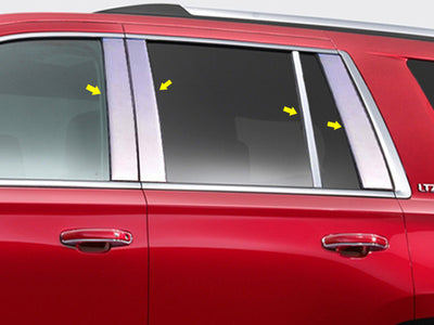 Pillar Post Trims <br> 15-16 Cadillac Escalade ESV, GMC Yukon XL