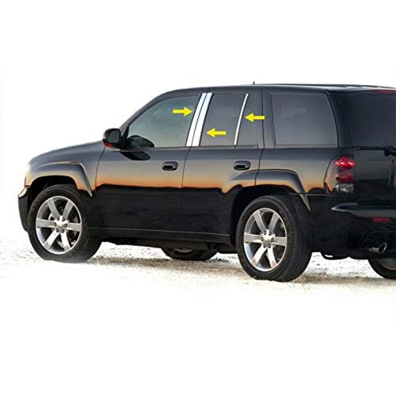 Pillar Post Trims <br> 02-09 Chevrolet Trailblazer