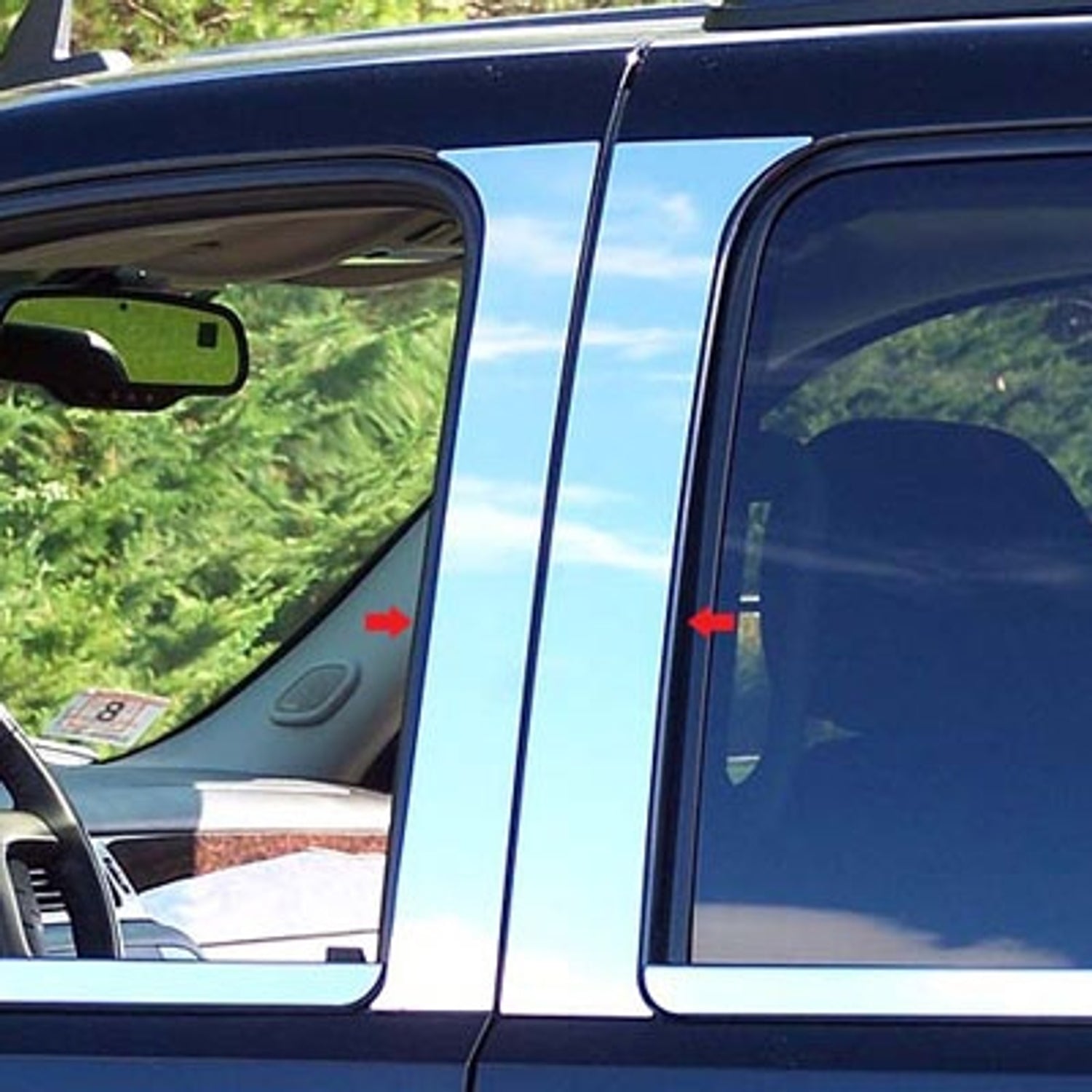 Pillar Post Trims <br> 07-13 Chevy/GMC Silverado/Tahoe Suburban Sierra 1500