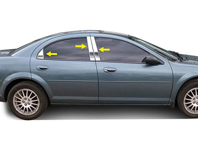 Pillar Post Trims <br> 01-06 Chrysler Sebring