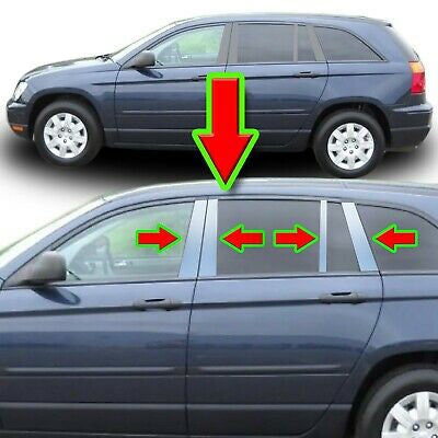 Pillar Post Trims <br> 04-08 Chrysler Pacifica