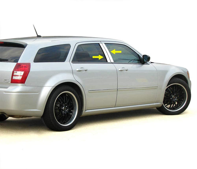 Pillar Post Trims <br> 05-08 Dodge Magnum