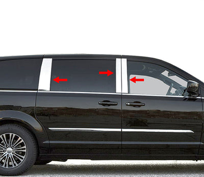Pillar Post Trims <br> 08-16 Chrysler Town & Country Dodge Grand Caravan