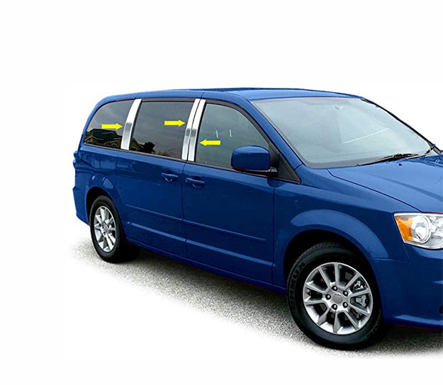 Pillar Post Trims <br> 08-16 Chrysler Town & Country Dodge Grand Caravan