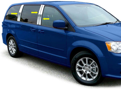 Pillar Post Trims <br> 08-16 Chrysler Town & Country, Dodge Grand Caravan