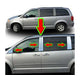 Pillar Post Trims <br> 08-16 Chrysler Town & Country Dodge Grand Caravan