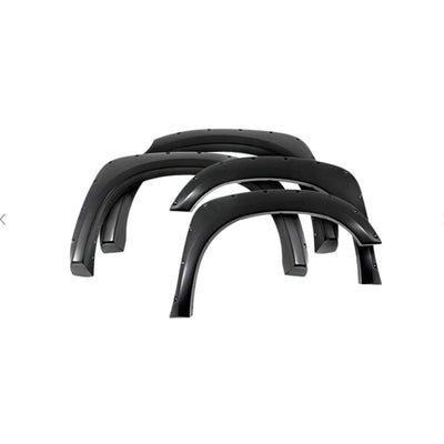 Black Bolt-head Style Fender Flares <br> 07-13 Chevrolet Silverado 1500