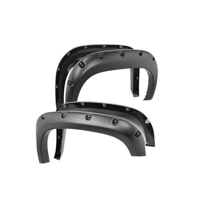 Black Bolt-head Style Fender Flares <br> 07-13 Chevrolet Silverado 1500