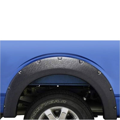 BlackTextured Fender Flares <br> 17-18 Chevrolet Silverado 1500