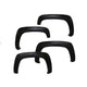 Black Bolt-head Style Fender Flares <br> 02-08 Dodge Ram 1500, 03-08 Ram 2500 3500