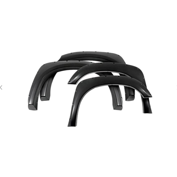 Black Bolt-head Style Fender Flares <br> 10-18 Dodge Ram 2500 3500