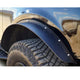 Black Sheet Metal Plate Rear Fender Flares <br> 21-24 Ford Bronco