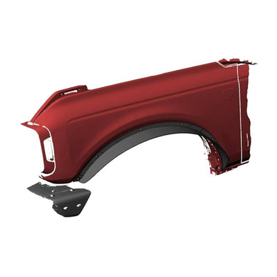 Black Sheet Metal Plate Rear Fender Flares <br> 21-24 Ford Bronco