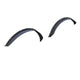 Black Steel Sheet Front & Rear Fender Flares <br> 21-24 Ford Bronco