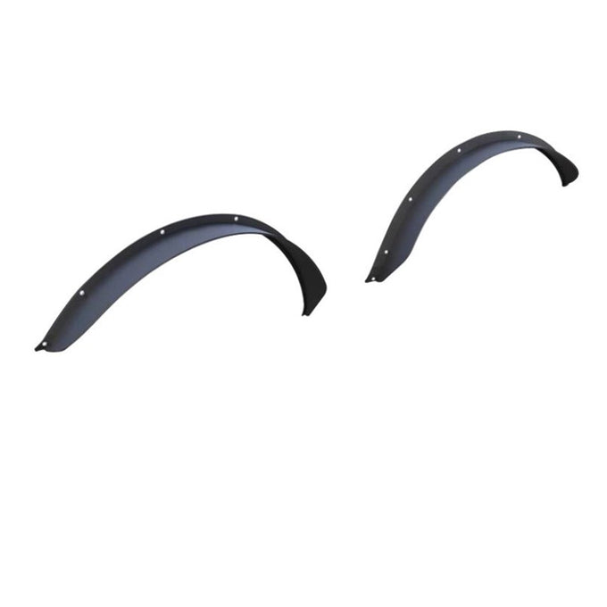 Black Steel Sheet Front & Rear Fender Flares <br> 21-24 Ford Bronco