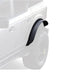 Black Sheet Metal Plate Rear Fender Flares <br> 21-24 Ford Bronco