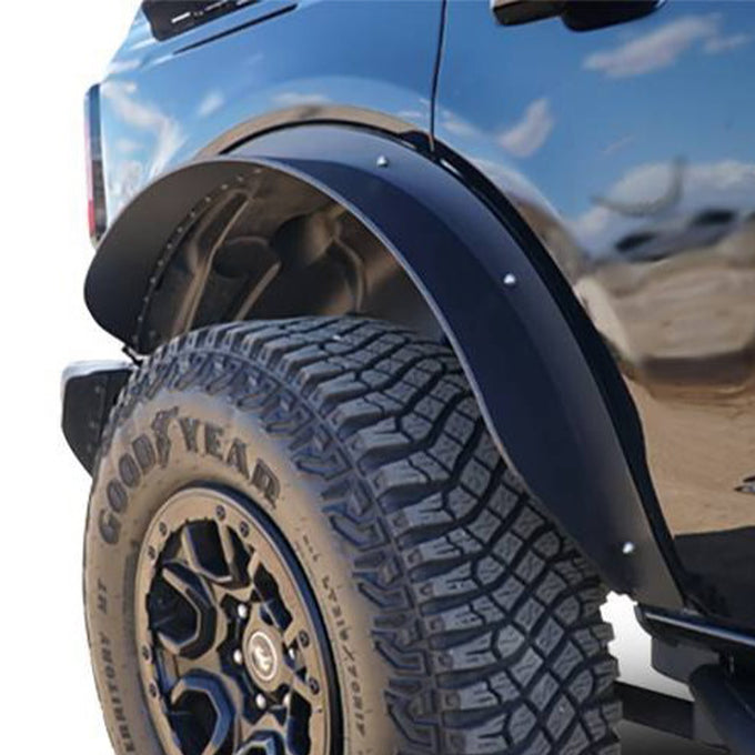 Textured Front & Rear Fender Flares <br> 21-24 Ford Bronco