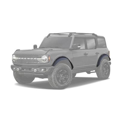 Black Bolt-head Style Fender Flares <br> 21-23 Ford Bronco Sport