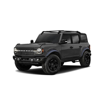 Black Bolt-head Style Fender Flares <br> 21-23 Ford Bronco Sport