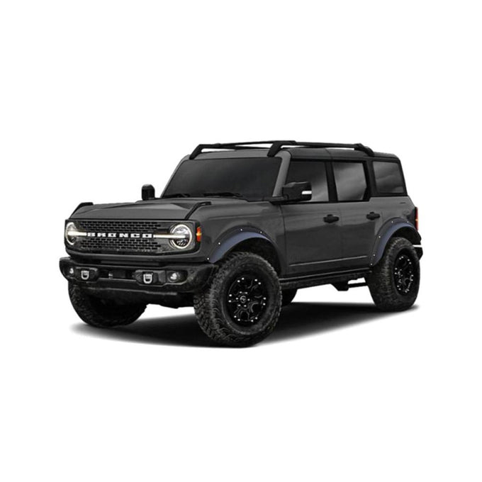 Black Bolt-head Style Fender Flares <br> 21-23 Ford Bronco Sport