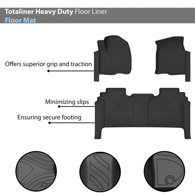 Totaliner Heavy Duty Floor Liner <br> 19-24 Chevrolet Silverado 1500
