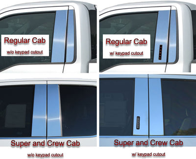 Pillar Post Trims <br> 15-16 Ford F-150