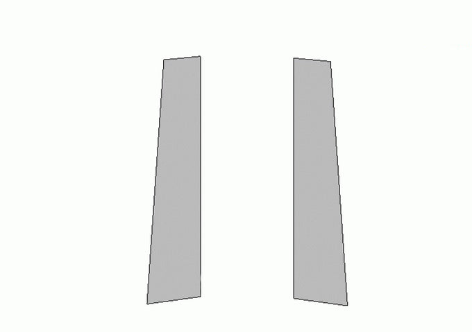 Pillar Post Trims <br> 90-93 Honda Accord