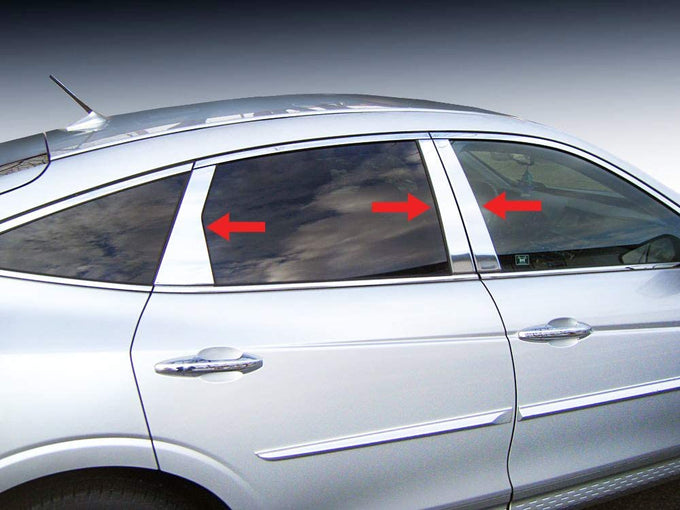 Pillar Post Trims <br> 10-11 Honda Accord Crosstour
