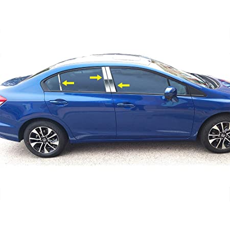 Pillar Post Trims <br> 12-16 Honda Civic