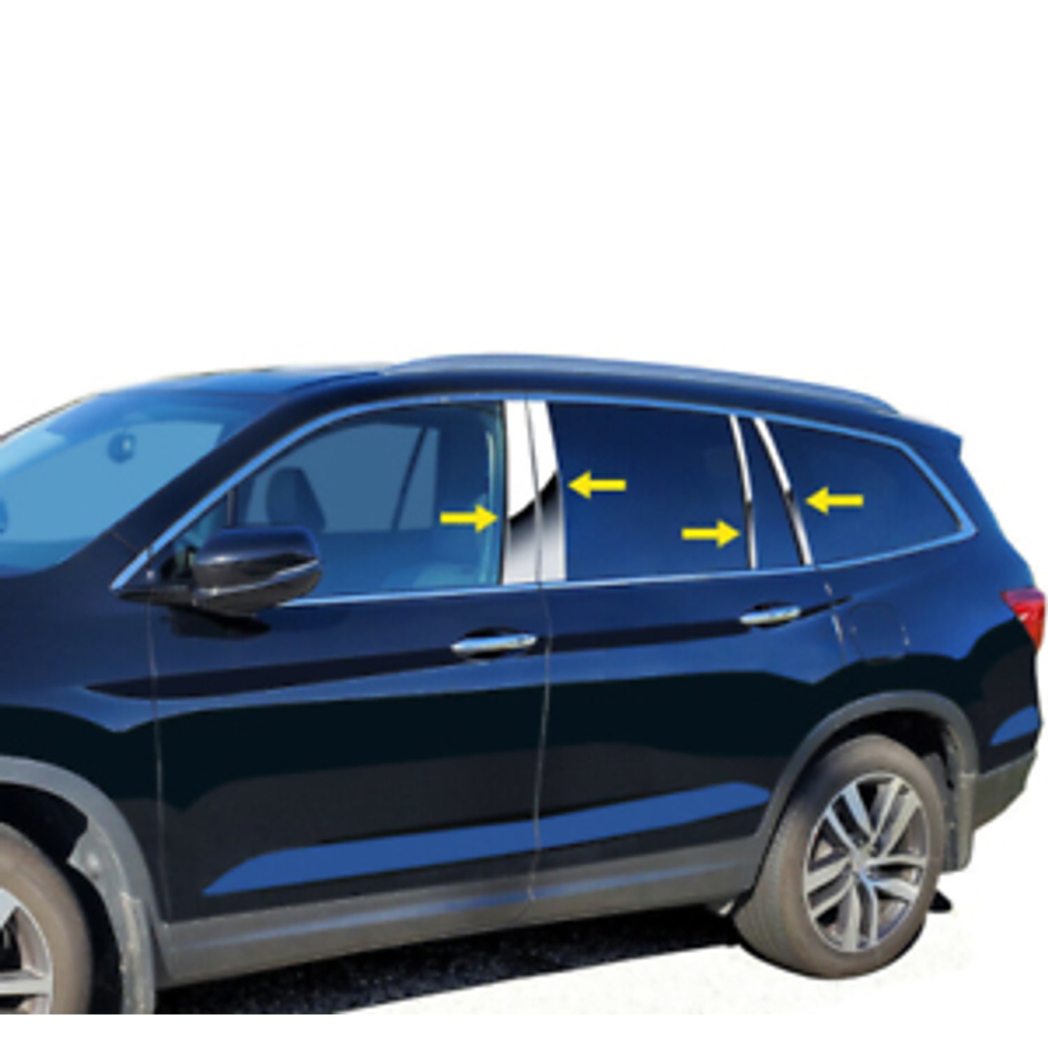 Pillar Post Trims <br> 16-21 Honda Pilot