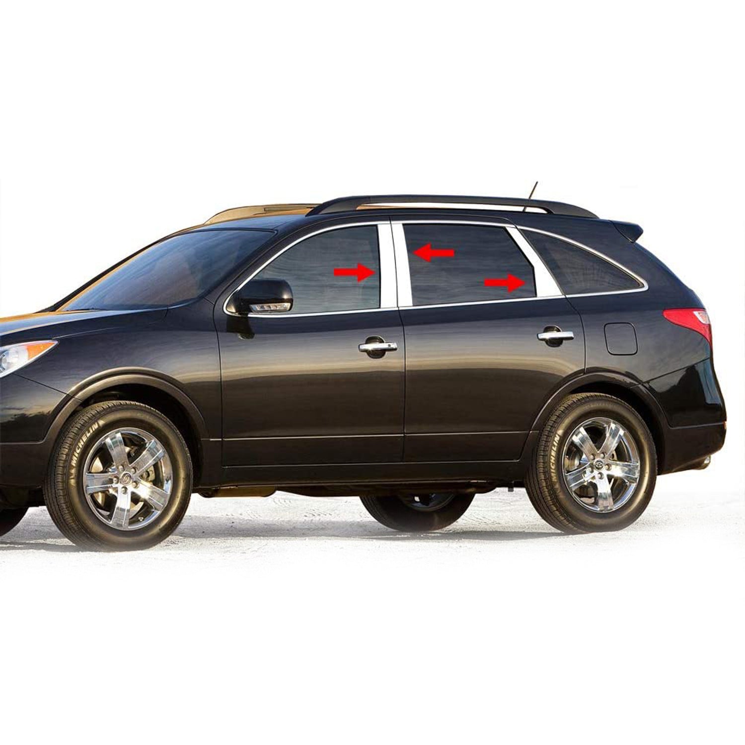 Pillar Post Trims <br> 07-12 Hyundai Veracruz