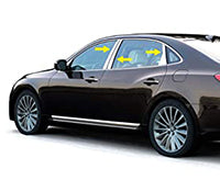 Pillar Post Trims <br> 11-16 Hyundai Equus