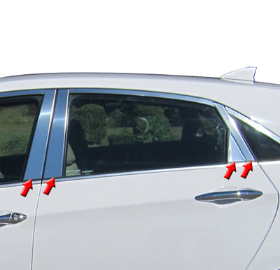 Pillar Post Trims <br> 13-16 Hyundai Elantra GT
